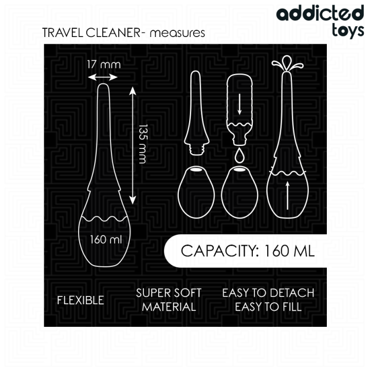 Addicted Toys - Travel Cleaner Silicone Model 3
