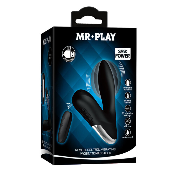 Mr Play - Masażer Prostaty z Pilotem Wibracyjnym