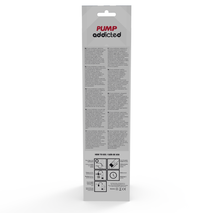 Pump Addicted - Rx3 Bomba Erección Negro