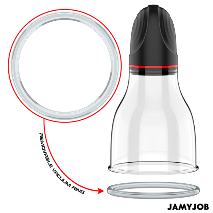 Jamyjob - Xpand Lite Automatic Testicle Pump 3 Suction Levels Grey
