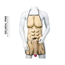 Diablo Picante - 3d Penis Apron Muscular And Bold