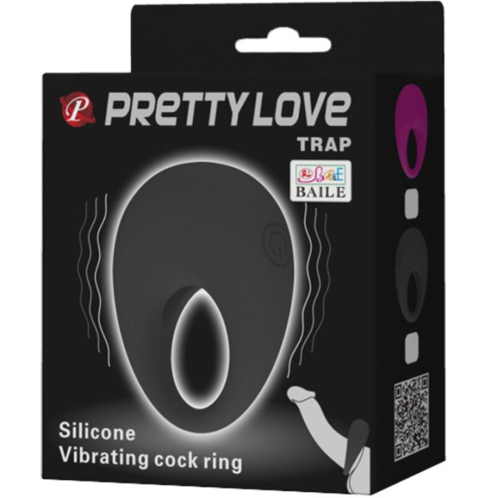 Pretty Love - Trap Anillo Vibrador Negro