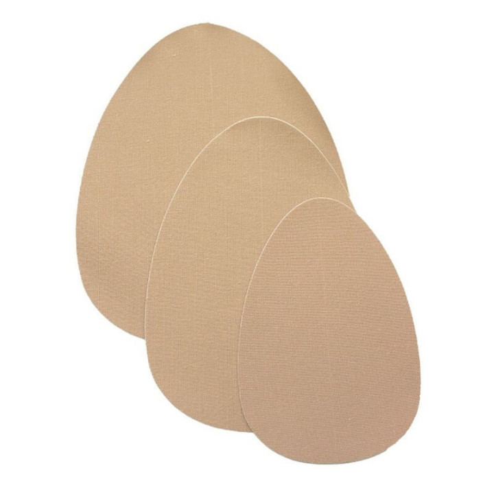 Bye-Bra - Brustverstrker + 3 Paare Satin Beige Cup a/c