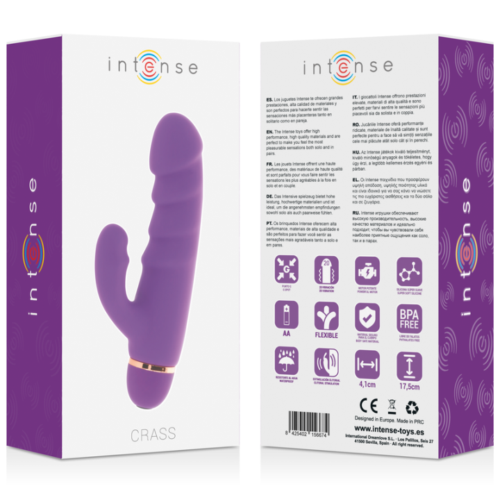 Intense - Crass 20 Velocidades Silicone Lilac