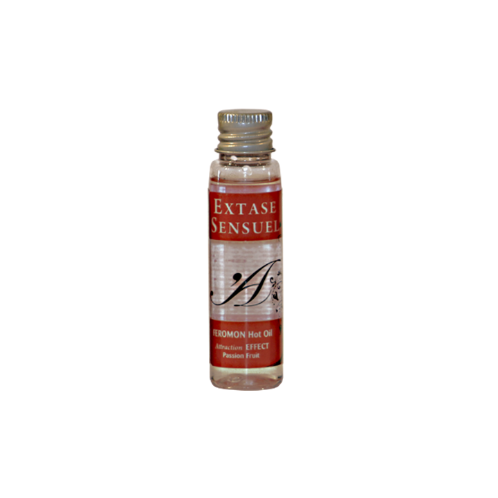 Extase Sensual - Óleo de Massagem de Efeito Calor Com Feromônios de Maracuj Viagem 35 ml