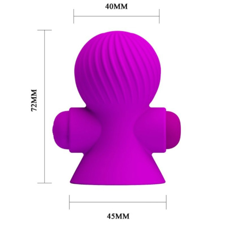 Pretty Love - Nipple Stimulators 12m Lilac Vibration