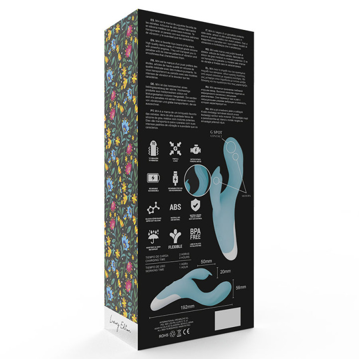 Mia - Dresde Vibrador Azul Turquesa