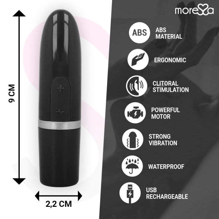 Moressa - Ivy Vibrateur Stimulateur Voyage Noir