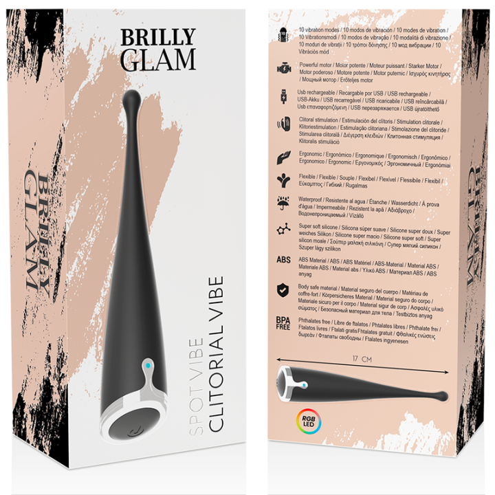 Brilly Glam - Spot Vibe Lechtaczki Czarny
