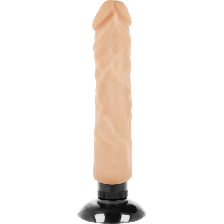 Basecock - Vibratore Realistico 2-1 Naturale 20 cm -o- 4 cm