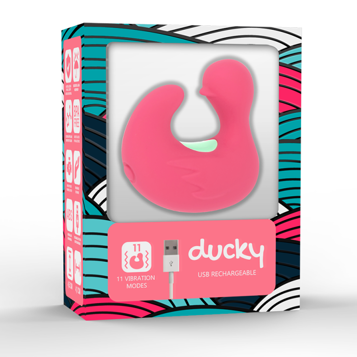 Happy Loky - Duckymania Akumulator Silikonowy Stymulator Palca