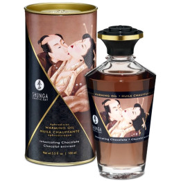 Shunga - Massageöl Mit Wärmeeffekt Intensivem Schokoladengeschmack 100 ml