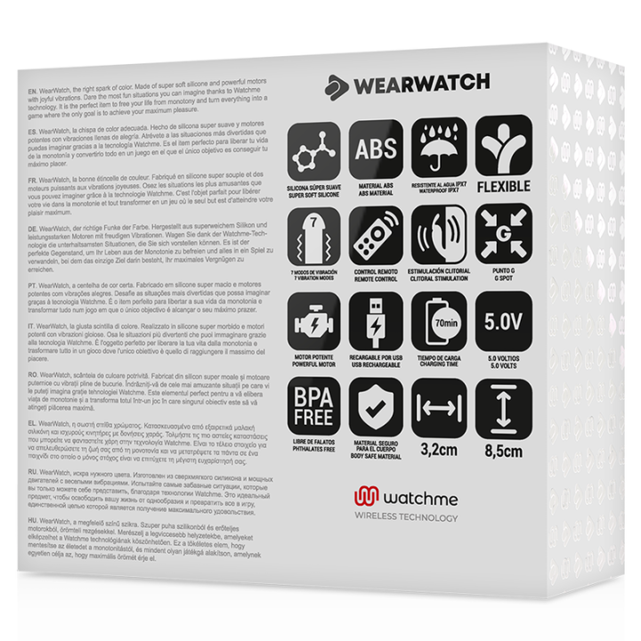 Wearwatch - Dual-Technologie Watchme Hellgrüner Vibrator