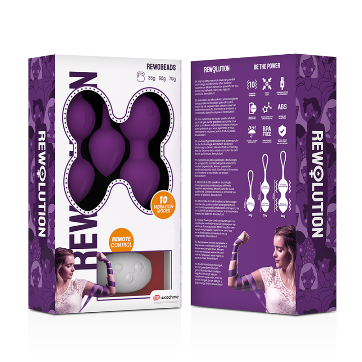Rewolution - Rewobeads Balles Vibrantes Télécommande Avec Technologie Watchme