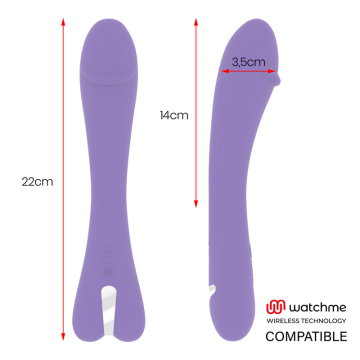 Mr Boss - Enzo Vibrator + Watchme-Fernbedienung