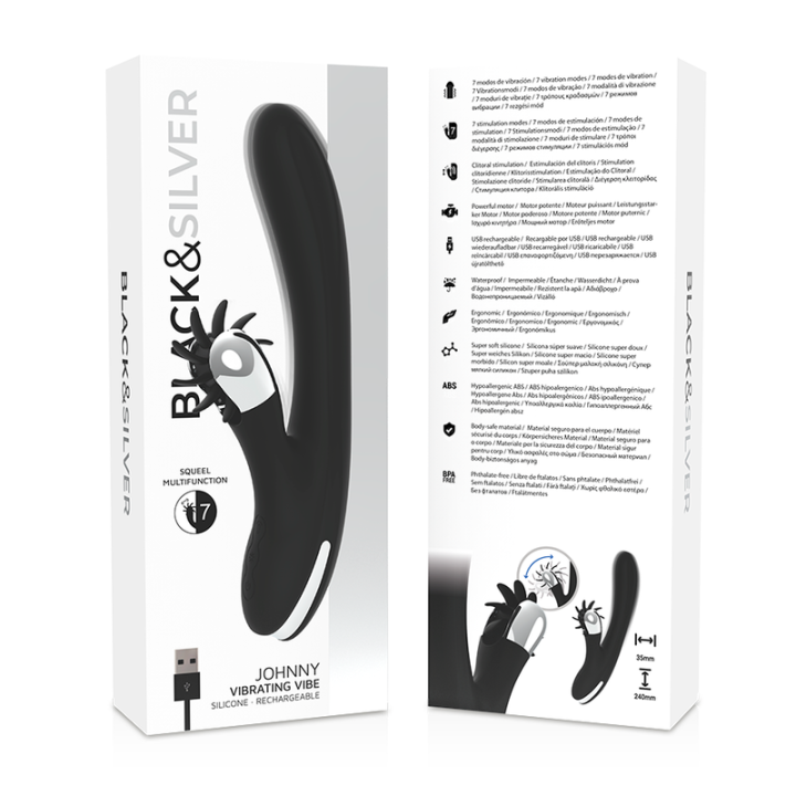 Black&Silver - Vibração Vibrante Bunny Johnny