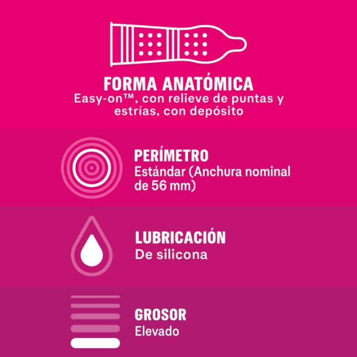 Durex - Dame Placer 12 Unités