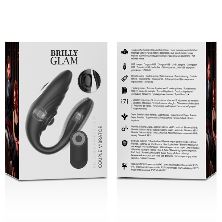 Brilly Glam- Coppia Telecomando Pulsante e Vibrante