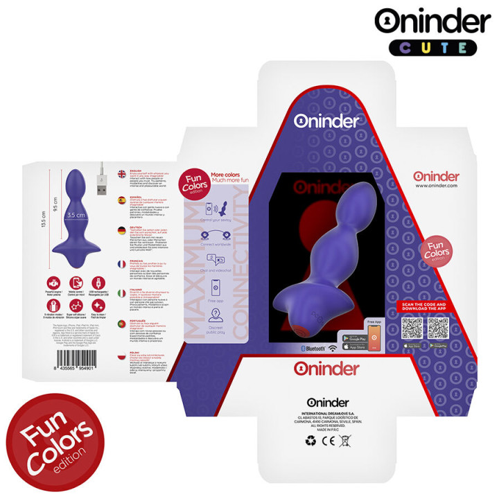 Oninder Cute - Love Butt Vibrating Anal Plug Dilator - Free Worldwide App