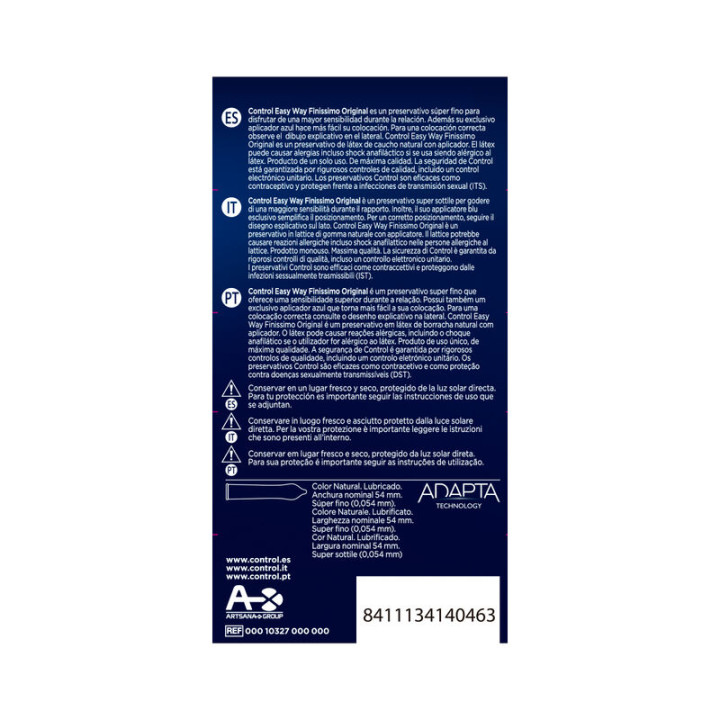 Control - Adapta Easy Way Finissimo 10 Unidades