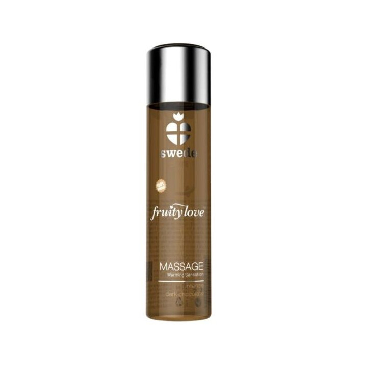 Swede - Fruity Love Massageöl Mit Wärmendem Effekt Intensive Dunkle Schokolade 60 ml
