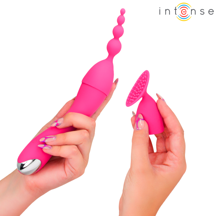 Intense - Cher Vibrador 20 Patrones Con Cabezales Intercambiables