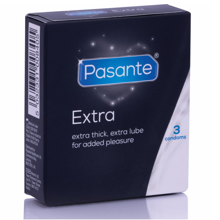 Pasante - Extra-Kondom Extra Dick 3 Einheiten