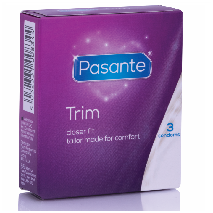 Pasante - Thin Trim ms Thin Condom 3 Units