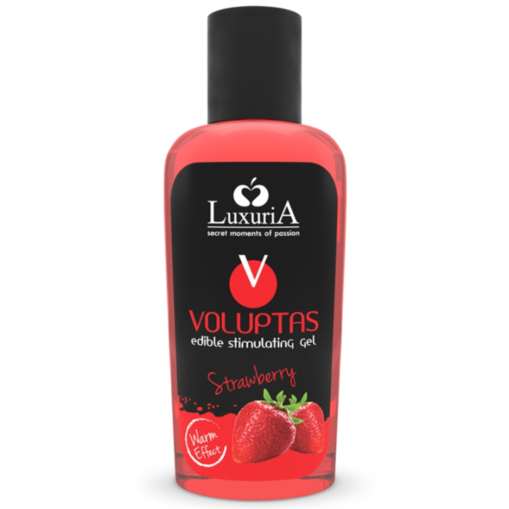 Intimateline Luxuria - Voluptas Edible Massage Gel Warming Effect - Strawberry 100 ml