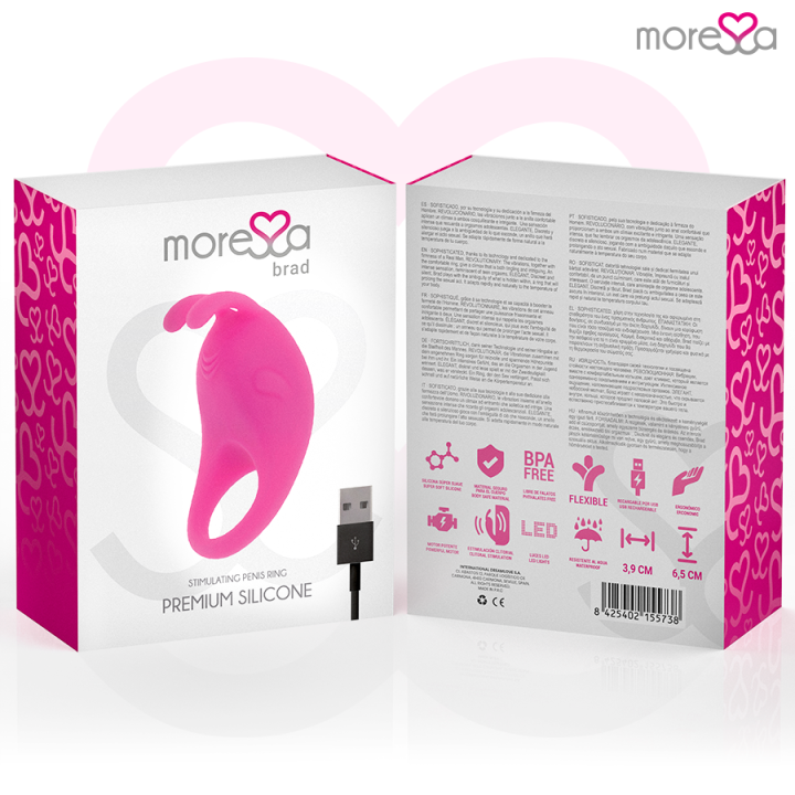 Moressa - Brad Premium Silikonowy Doladowany Rozowy