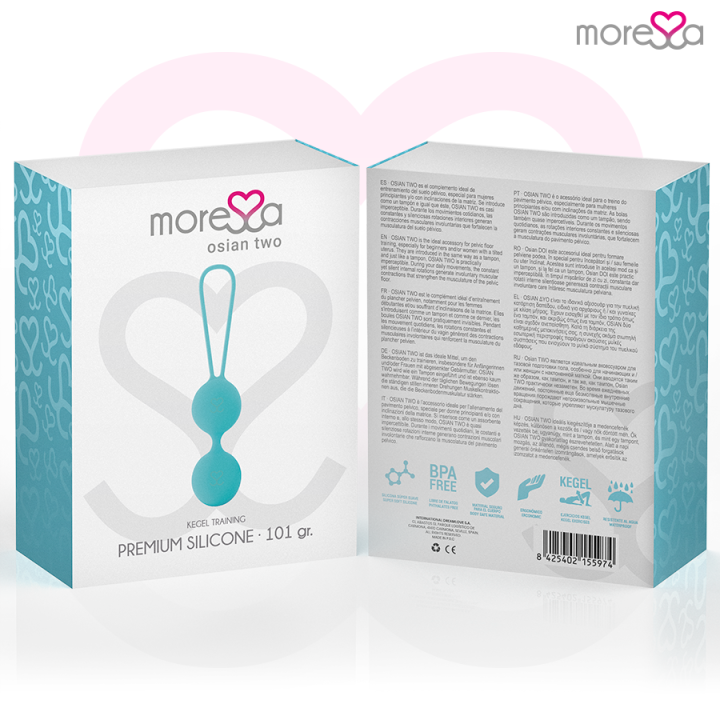 Moressa - Osian Dwa Premium Turkusowy Silikon