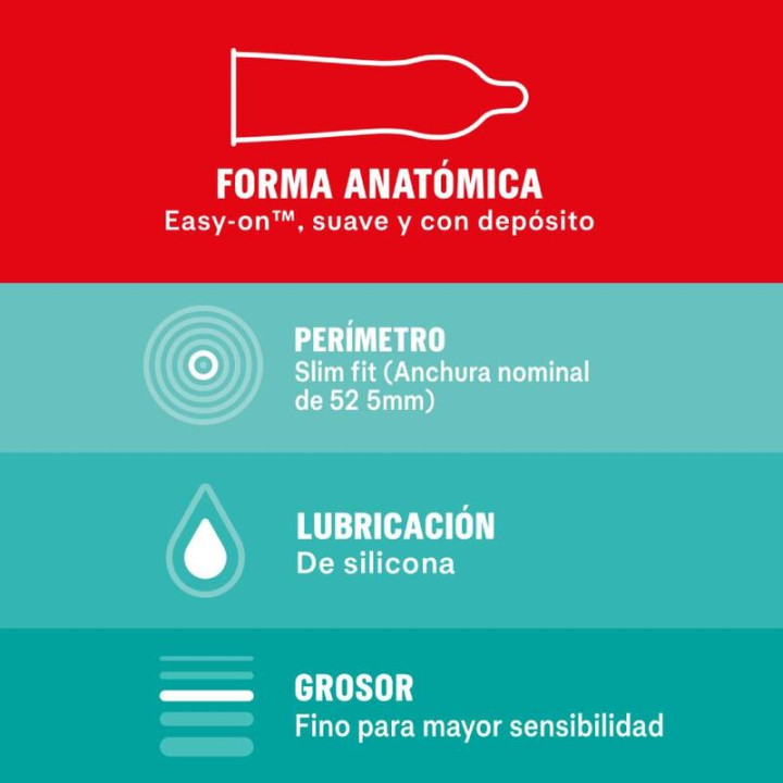 Durex - Sensitivo Slim Fit 10 Unités