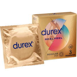 Durex - Préservatifs Real Feel 3 Unités