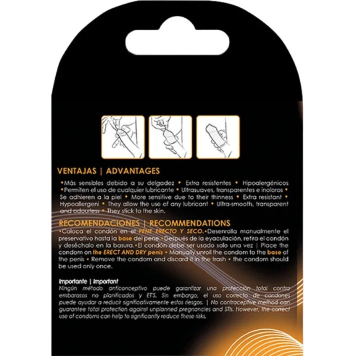 Uniq - Classic Latex Free Condoms 3 Units