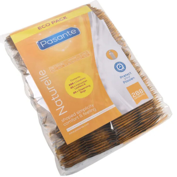 Pasante - Kondome Eco Pack Naturelle Beutel 288 Einheiten