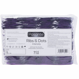 Pasante - Ribs & Dots Intensity Condoms 144 Units