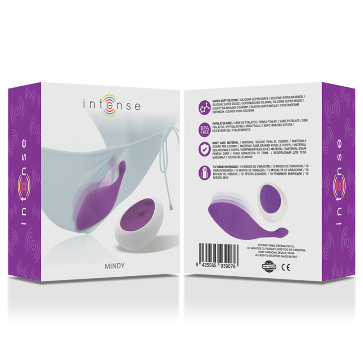Intense - Mindy Pantie Lila Fernbedienung