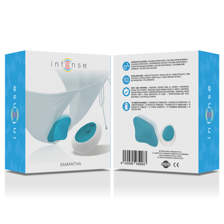 Intense - Samantha Pantie Remote Control Blu