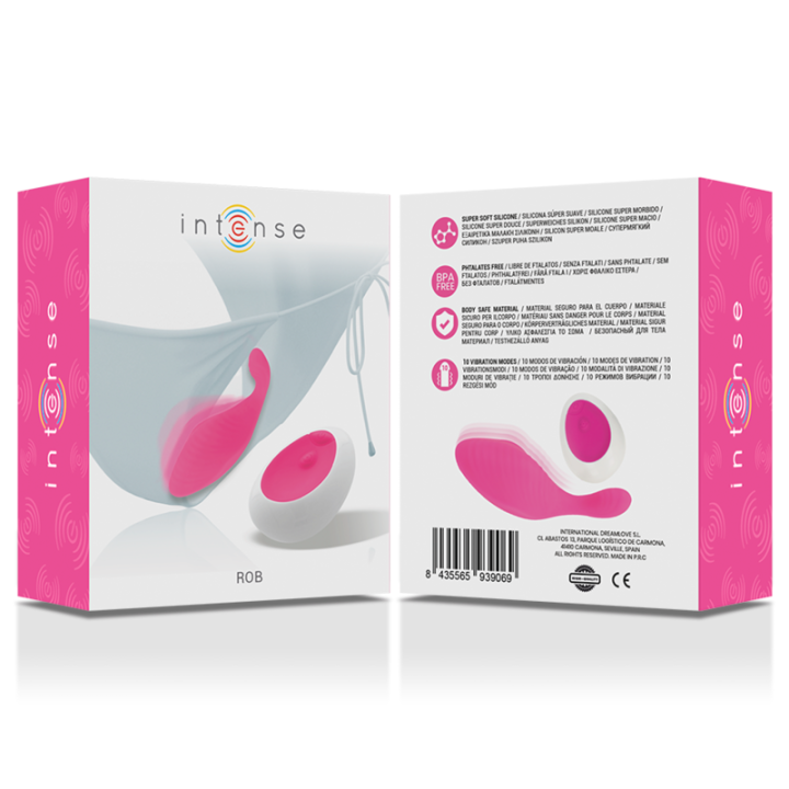 Intense - Rob Pantie Controle Remoto Rosa