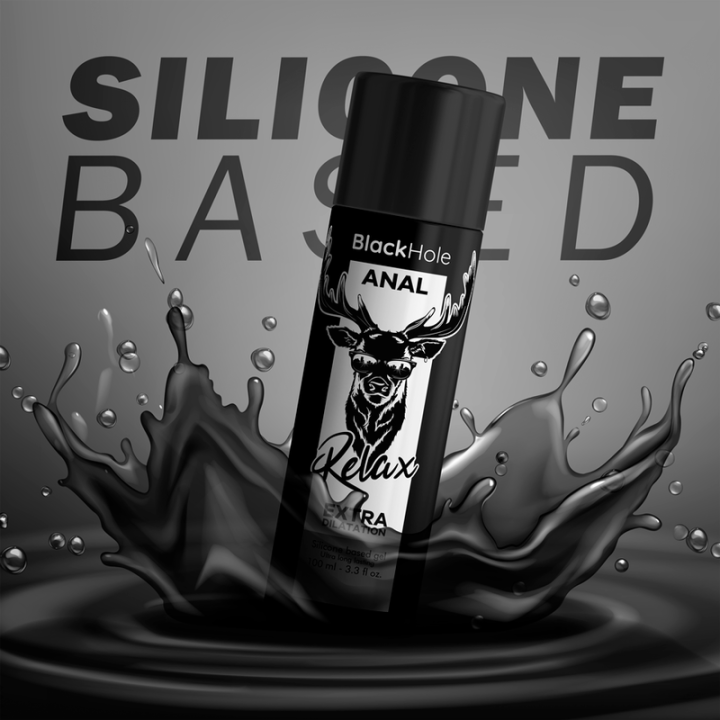 Black Hole - Gel Base de Silicone Dilatação Anal 100 ml