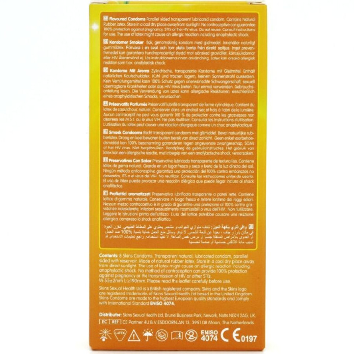 Skins - Banana Premium Kondome Packung 8