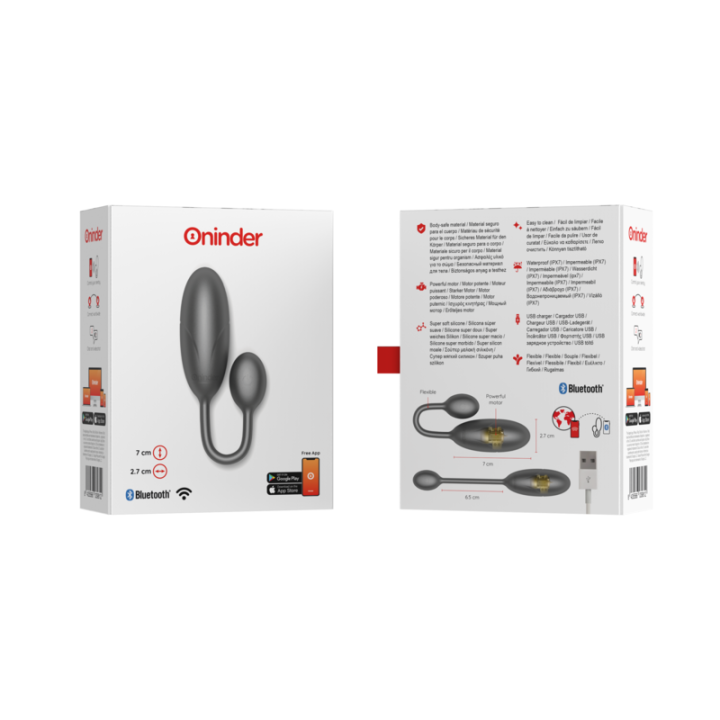 Oninder - uf Vibrant Denver Noir 7 x 2,7 cm Application Gratuite