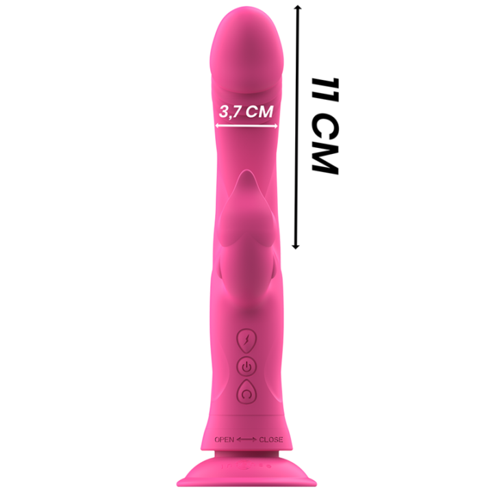 Intense - Julio Vibrador Rabbit Silicona Rosa