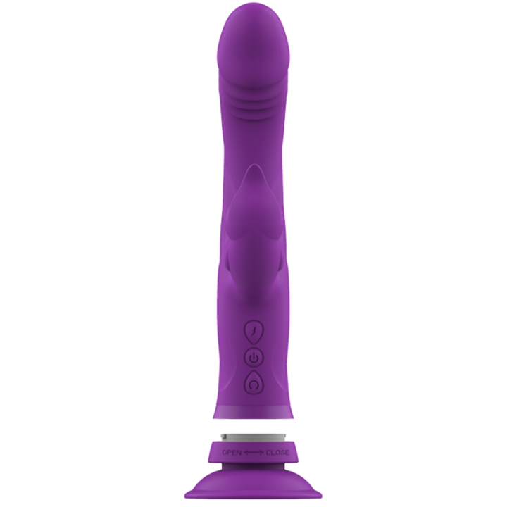 Intense - Vibratore in Silicone Casanova Rabbit Triplo Motore Viola