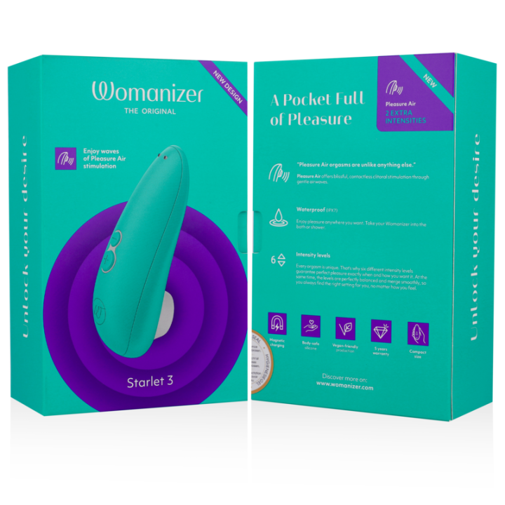 Womanizer - Stimolatore Clitorale Starlet 3 Turchese