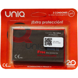 Uniq - Secure Fit Latex-Free Condoms 3 Units