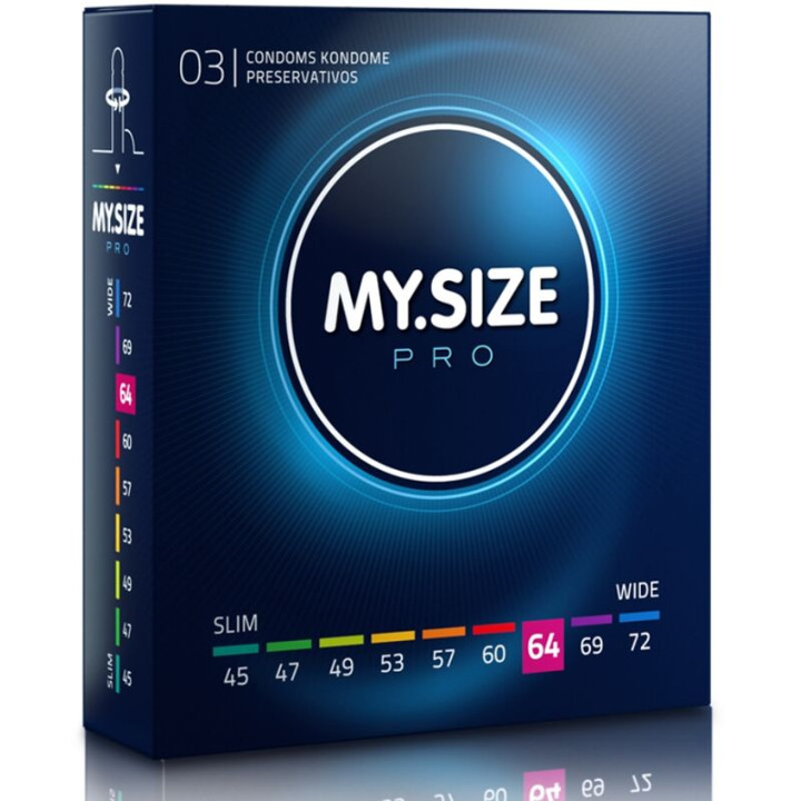My Size - Pro Condoms 64 mm 3 Units