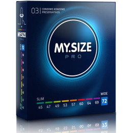 My Size - Pro Preservativos 72 mm 3 Unidades