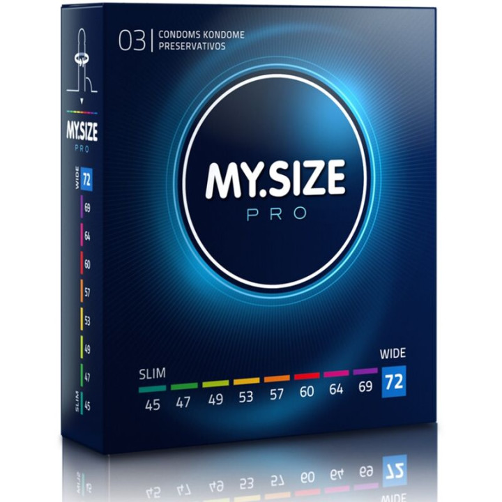 My Size - Pro Kondome 72 mm 3 Einheiten