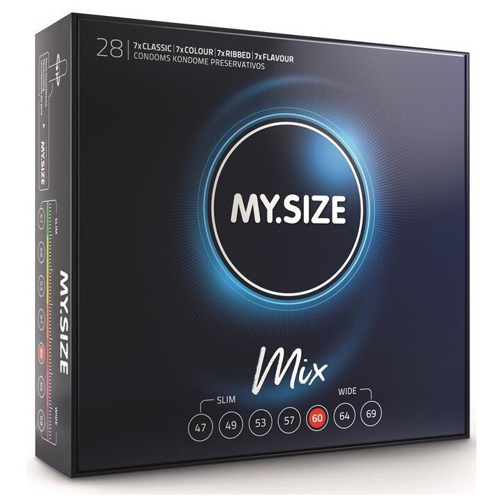 My Size - Mix Condoms 60 mm 28 Units